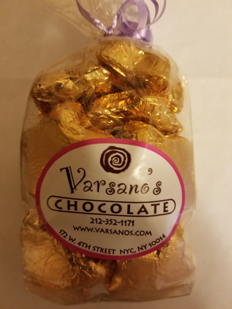 gold foil milk chocolate