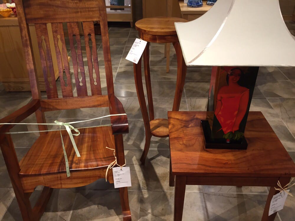 Yes Martin Macarthur Is Famous For Their Hawaiian Wood Furniture Photo Of Martin Macarthur Honolulu Hi United States Yes