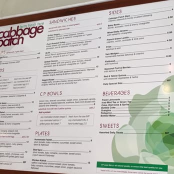 Cabbage Patch Restaurant Los Angeles Menu Cabbage Patch Restaurant Los Angeles Menu