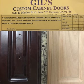 Gil S Custom Cabinet Doors 79 Photos Cabinetry 1649 E Mission Photo Of Gil S Custom Cabinet Doors Pomona Ca United States A Warning
