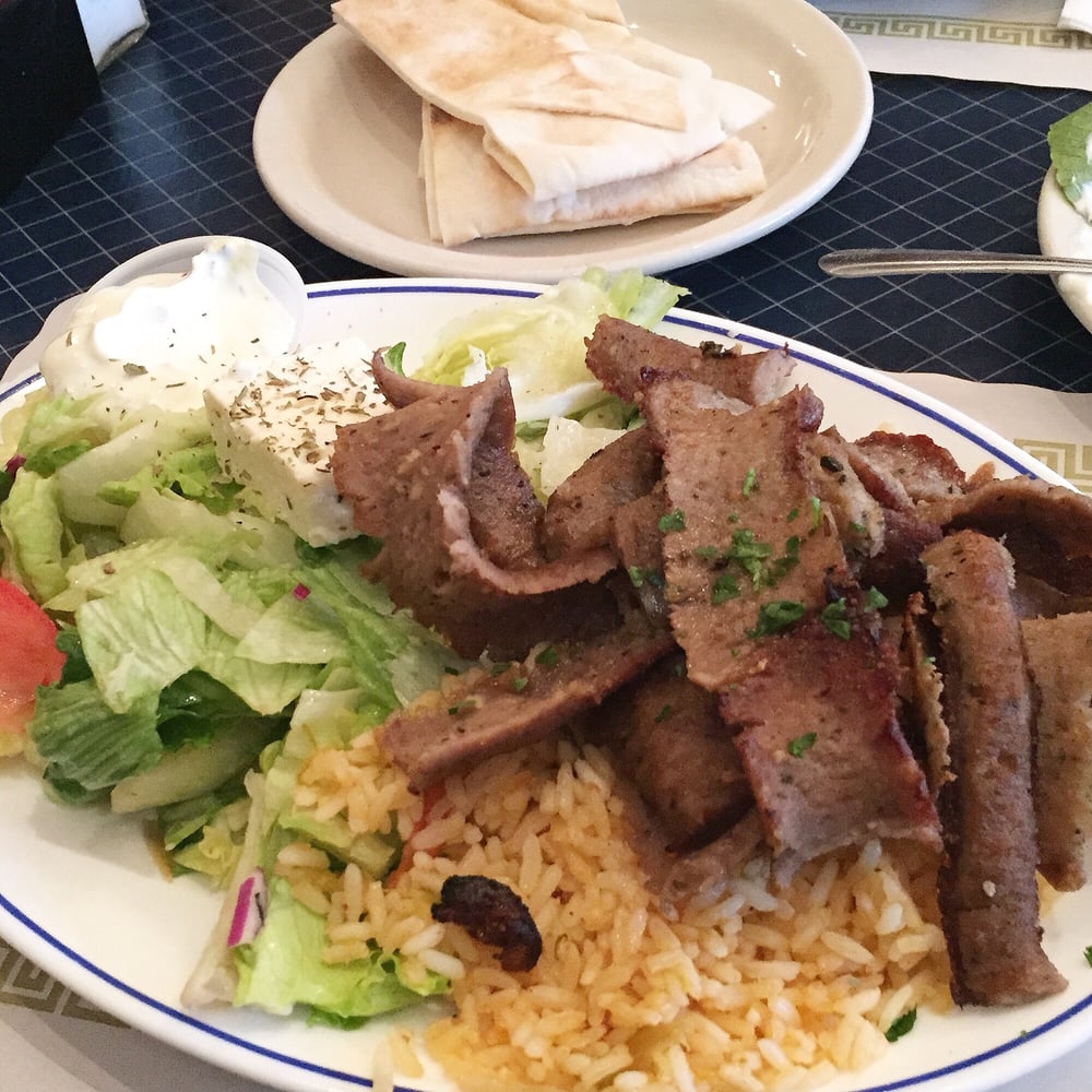 Gyro Plate Excellent Option For Lunch Or Dinner Yelp