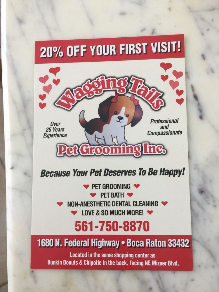 Wagging Tails Pet Grooming Pet Groomers 1680 N Federal Hwy, Boca