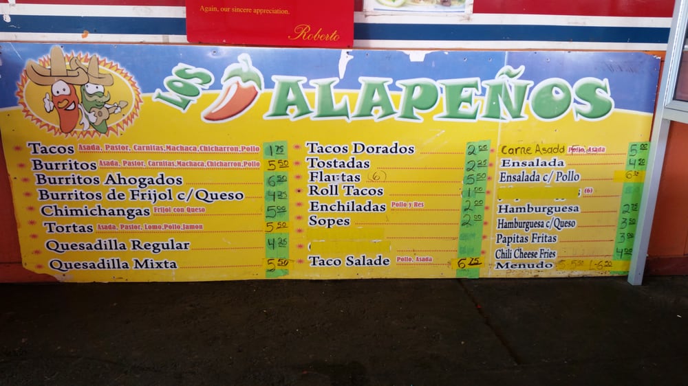 Los Jalapenos Mexican Restaurant Mexican 4000 S 4th Ave, Yuma, AZ