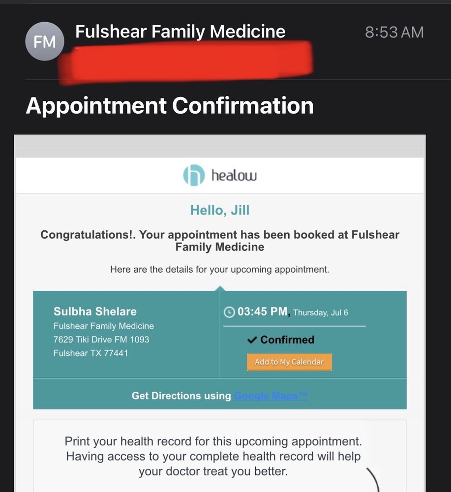 image of business Fulshear Family Medicine