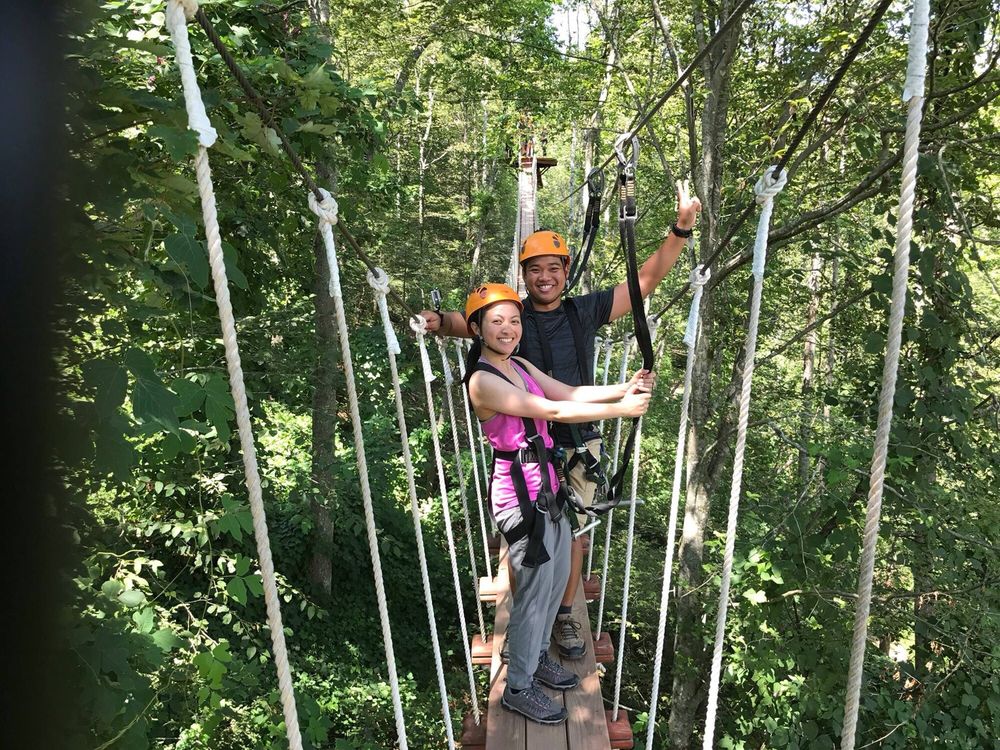 climb works smoky mountains zipline tour gatlinburg tn the best climb works canopy