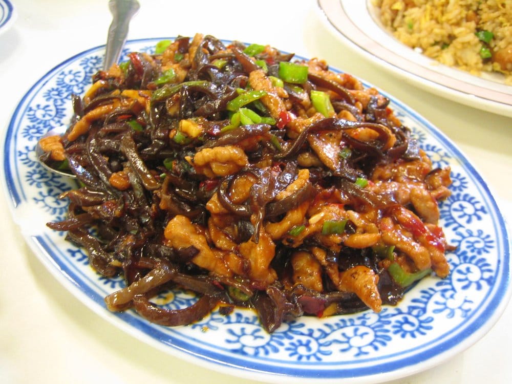 chinese shredded pork with garlic sauce