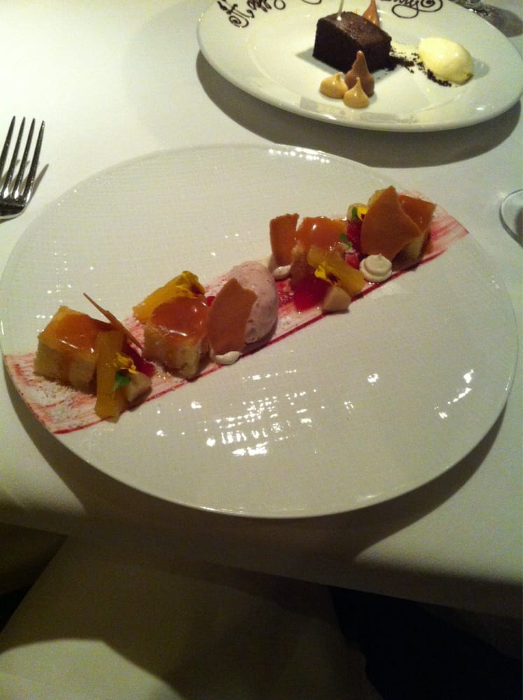 deconstructed pineapple upside down