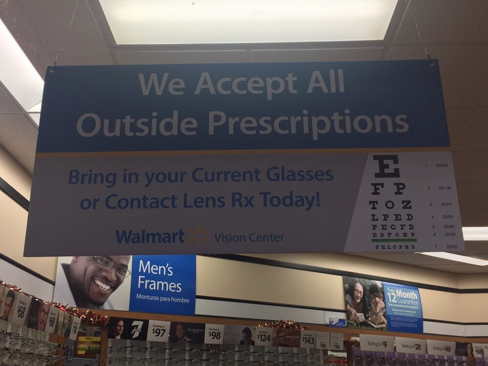 Walmart Vision Center Eyewear & Opticians 34500 Montery Ave, Palm
