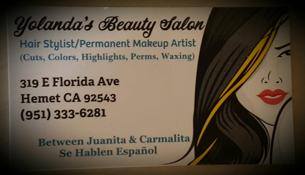 Yolanda’s Beauty Salon Hair Salons 319 East Florida Ave, Hemet, CA