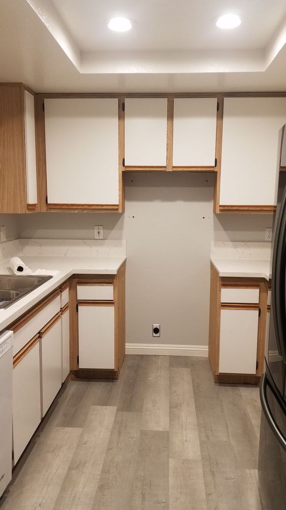 Freshly Painted Kitchen And Cleaned Up Ceiling Peter Really