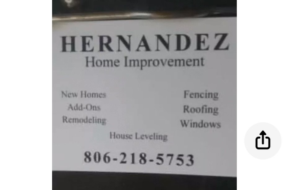 image of business Hernandez Home Improvement