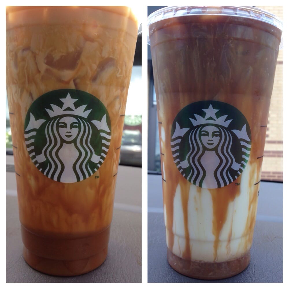 caramel macchiato upside down starbucks