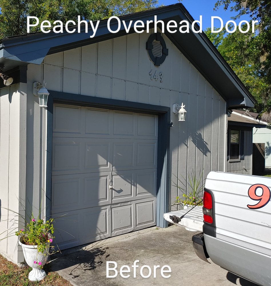 Peachy Overhead Door