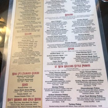 Nina P S Cafe Lake Charles La Nina P S Cafe Lake Charles La