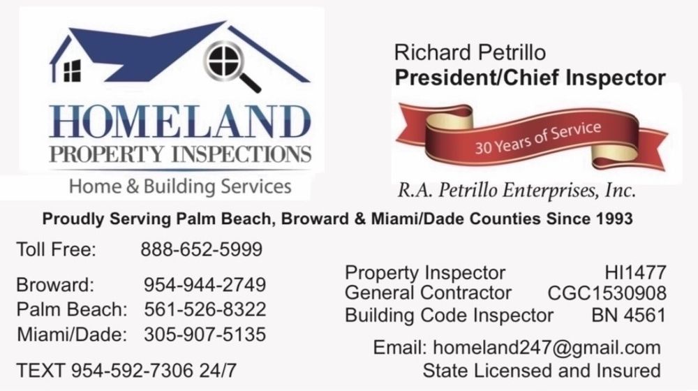 image of business Homeland Property Inspections