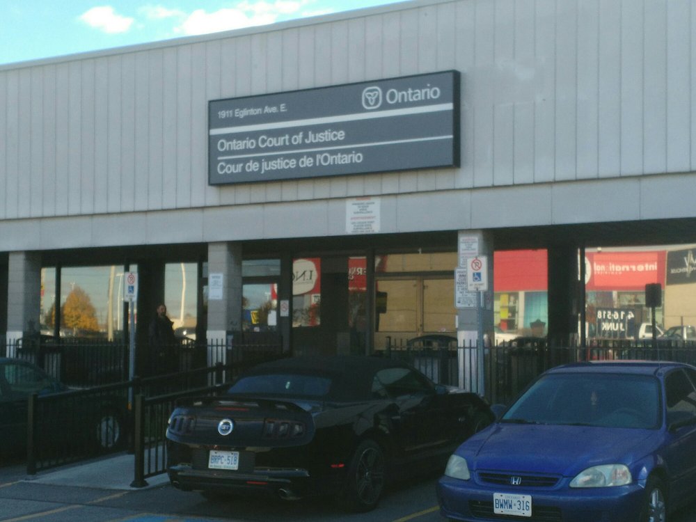 Ontario Court of Justice Public Services & Government 1911 Eglinton