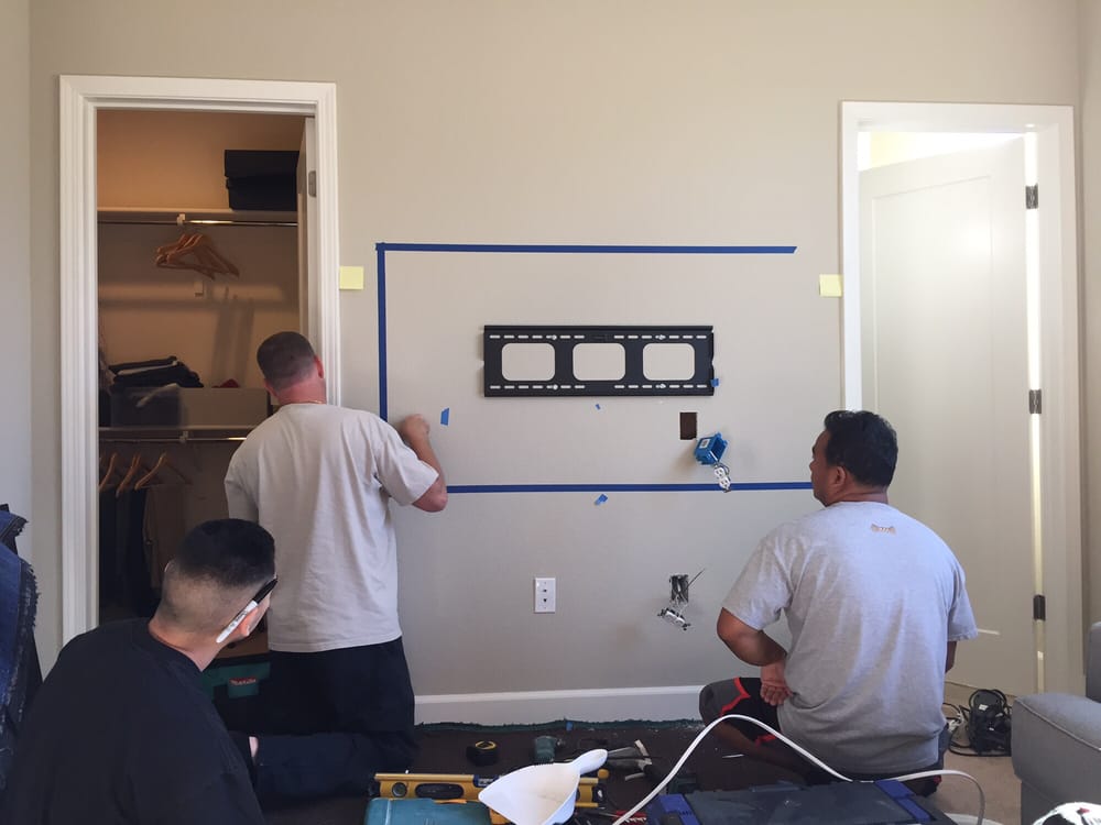 I Put The Tape And Post It Notes They Mounted So That Was Photo Of Superior Home Theater Installations San Jose Ca United States I