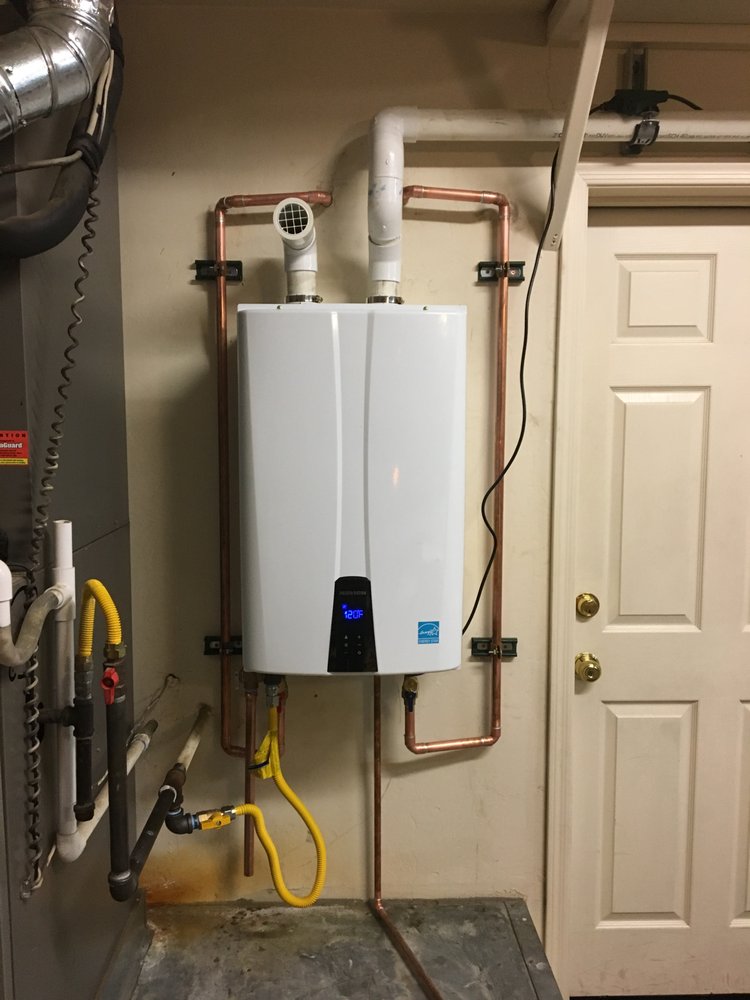 navien tankless water heater. - yelp