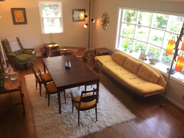 We Stage Our Mid Century Modern Furniture In A Home Built 1962 Photo Of Epoch Furnishings Richmond Va United States We Stage Our Mid