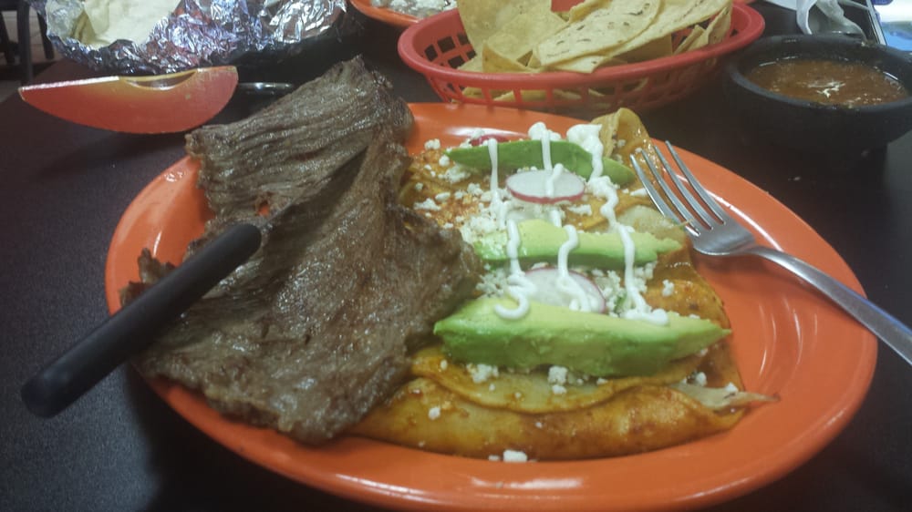 Carne Asada And Enchiladas Avocados Radishes So Good The Only Photo Of La Poblana Rochester Mn United States Carne Asada And Enchiladas