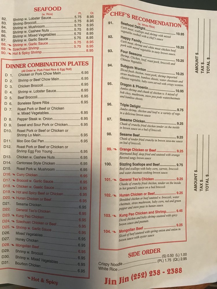 Jin Jin Chinese Restaurant