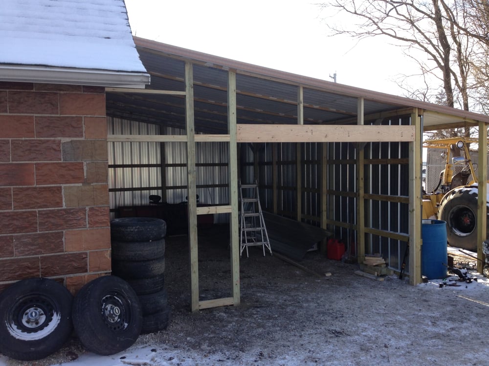 Before Picture Carport Wall Closing Yelp