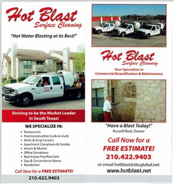 Hot Blast Surface Cleaning