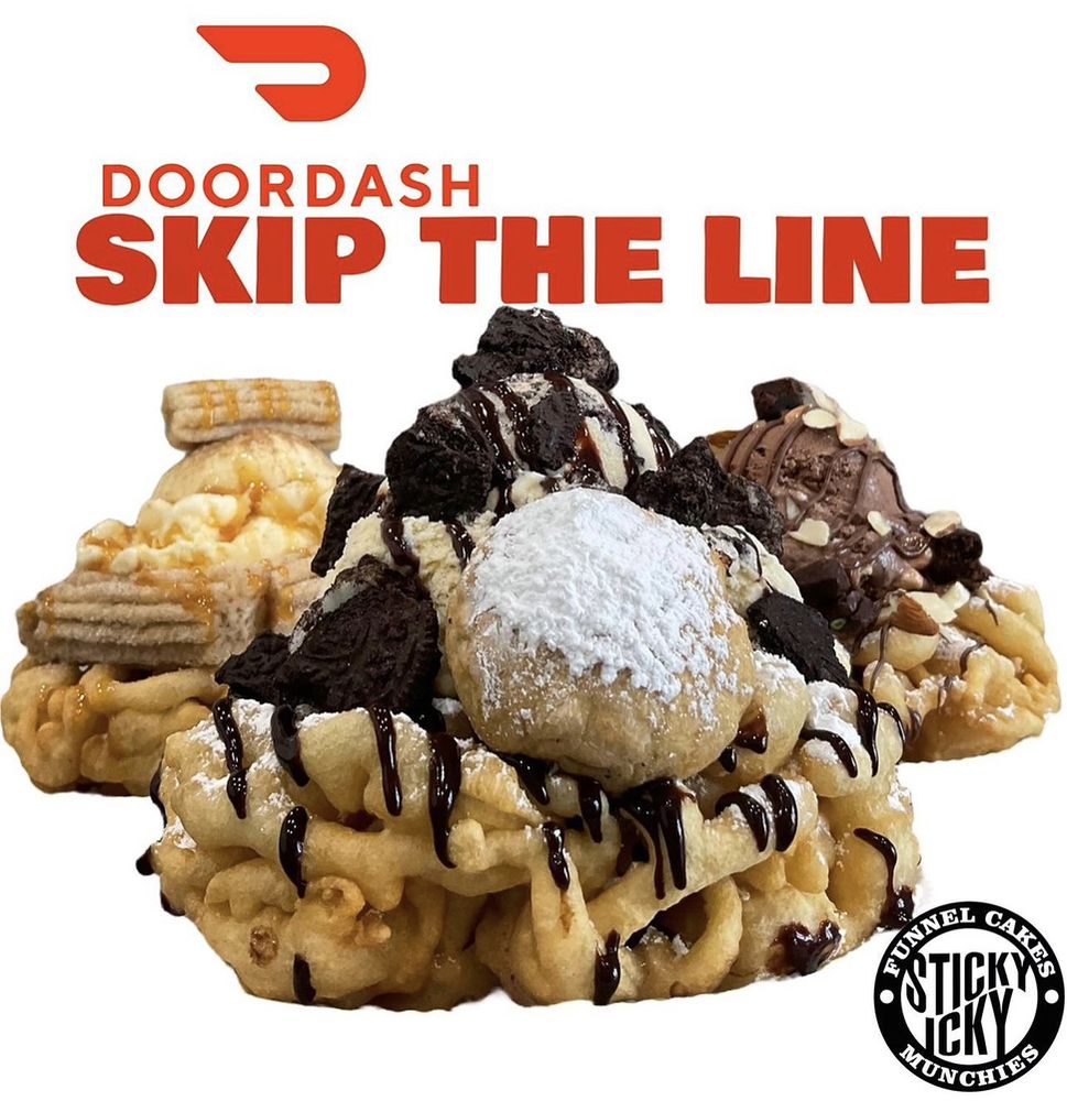 Sticky Icky Funnel Cakes