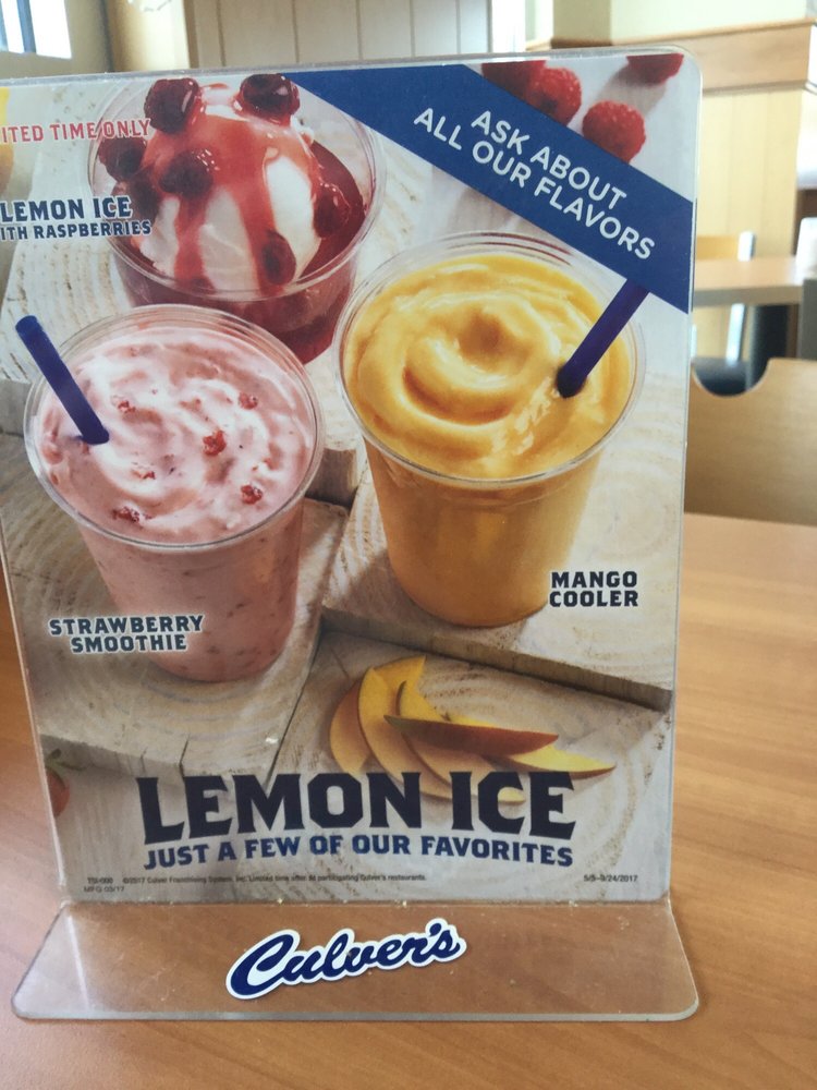 Culver’s 10 Reviews Ice Cream & Frozen Yogurt 2405 Edgewood Rd SW
