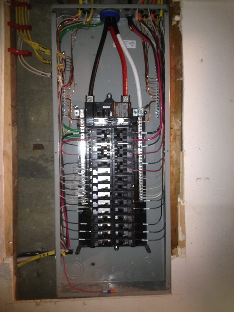 New 200A Electrical Panel. House had all electrical circuits rewired