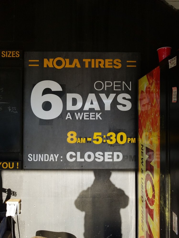 Tire Places Open On Sunday >> Nola Tires Tires 597 Holmes Blvd Gretna La Phone Number Yelp Tire Places Open On Sunday >> Nola Tires Tires 597 Holmes Blvd Gretna La Phone Number Yelp