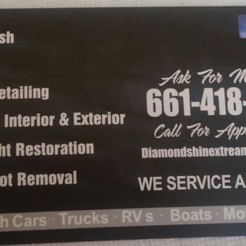 auto detailing business cards