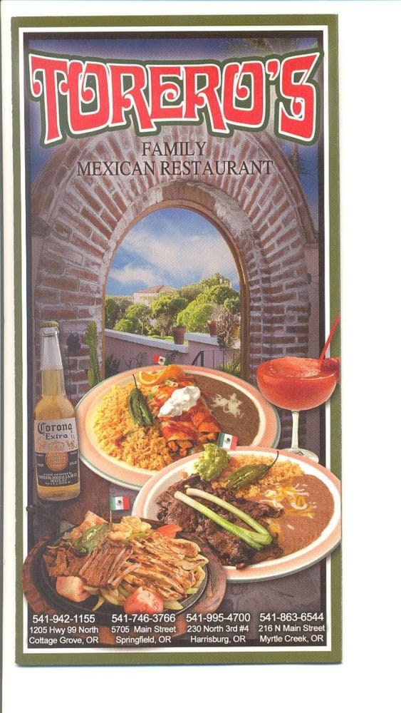Online Menu Of Toreros Mexican Family Restaurant Toreros Mexican Family Restaurant