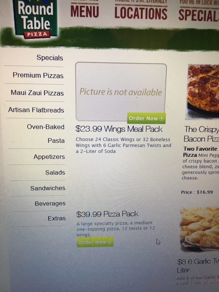 23 99 Wings Meal Pack 25 On Phone Yelp Photo Of Round Table South Pasadena Ca United States 23 99 Wings