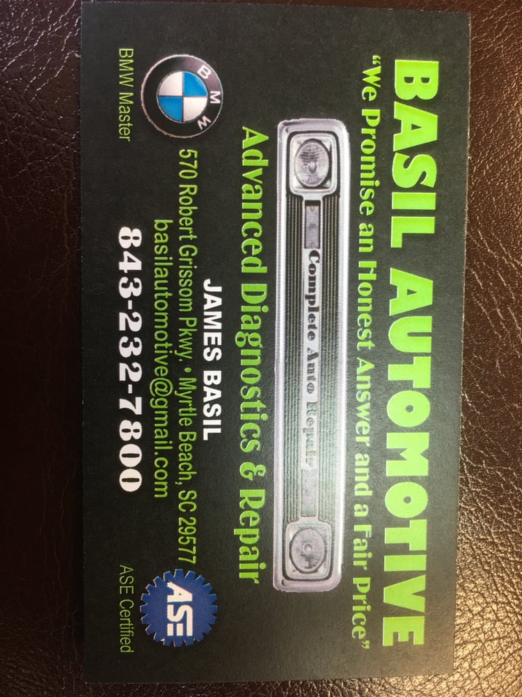 Basil Automotive Myrtle Beach Sc Basil Automotive Myrtle Beach Sc