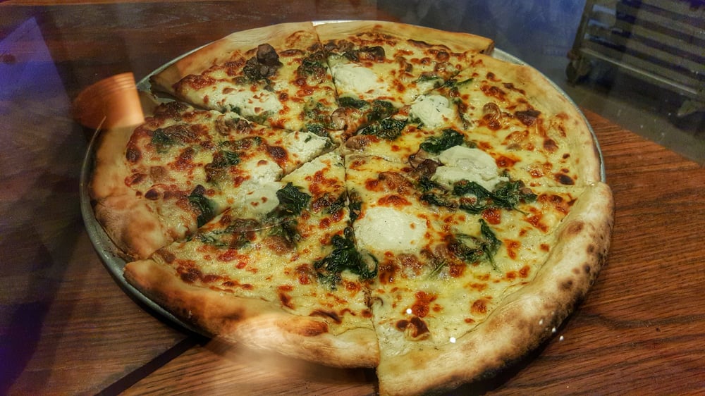 Delicious hot and tasty Forager Pizza at Five50 Pizza Bar at ARIA Las