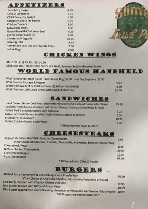 Slim’s Irish Pub