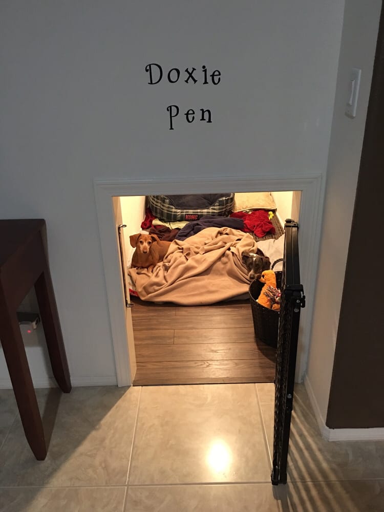 Dog kennel under stairs Yelp