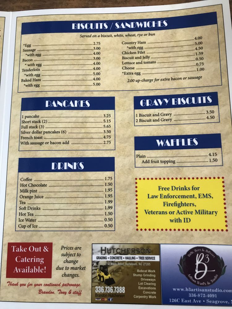 Seagrove Family Restaurant