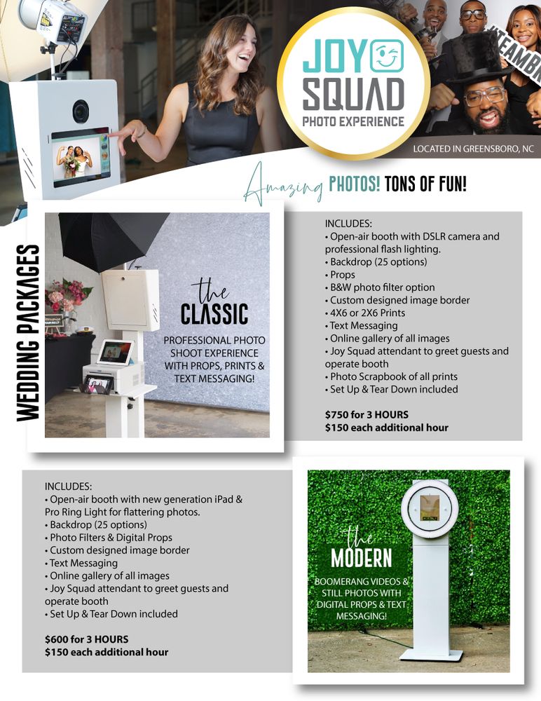 Joy Squad Photo Booth Experience