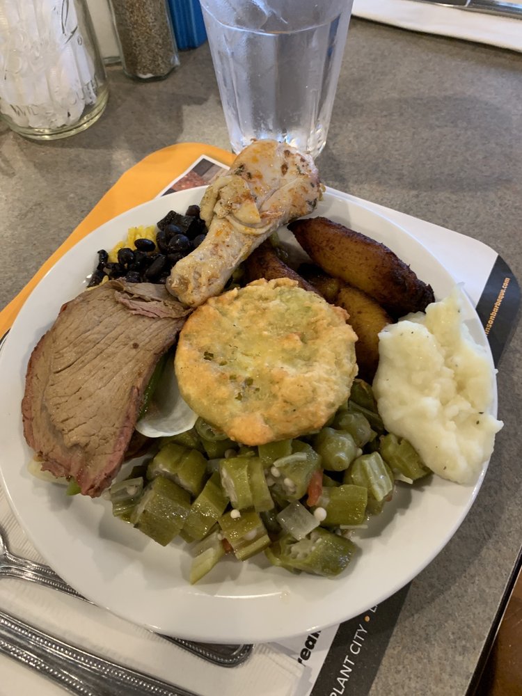 Ham Chicken Potatoes Steamed Okra Beans Yelp