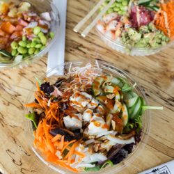 Poke Bros 65 Photos 50 Reviews Hawaiian 3935 Pelham Rd Photo Of Poke Bros Greenville Sc United States Build Your Own Poké