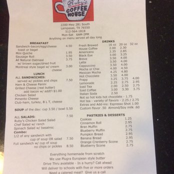 Ruby S Coffee House Closed 44 Photos 12 Reviews Tea Photo Of Ruby S Coffee House Lampasas Tx United States Great Selection
