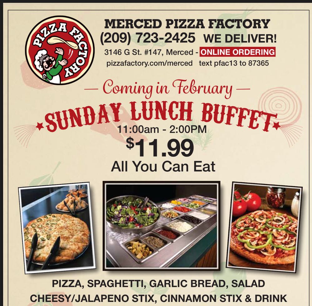 Pizza Factory 42 Photos & 55 Reviews Pizza 3146 G St, Merced, CA