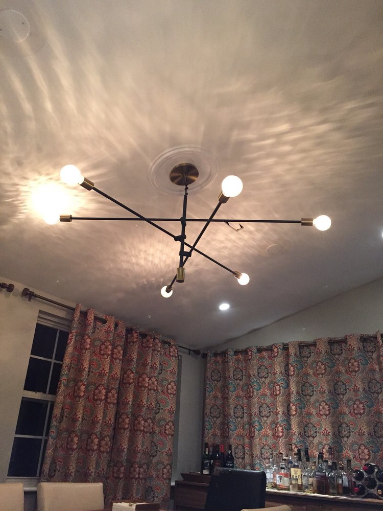 Large Two Tone Mobile Chandelier From West Elm Hang A Slopes Photo Of Yc Electric Silver Spring Md United States Large Two