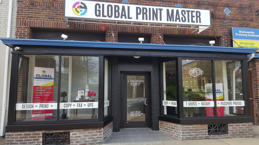 Global Print Master Printing Services 2004 Rhode Island Ave NE
