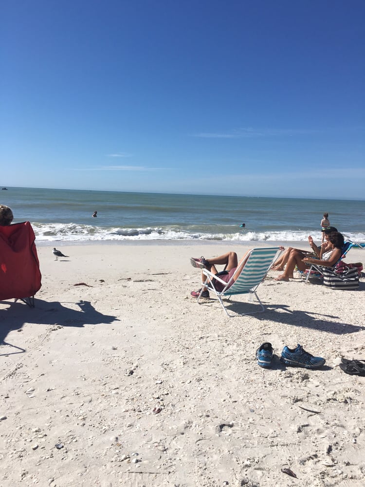 Another Gorgeous Day On Barefoot Beach Water Temperature 70 And Photo Of Bonita Beach Access 1 Springs Fl United States