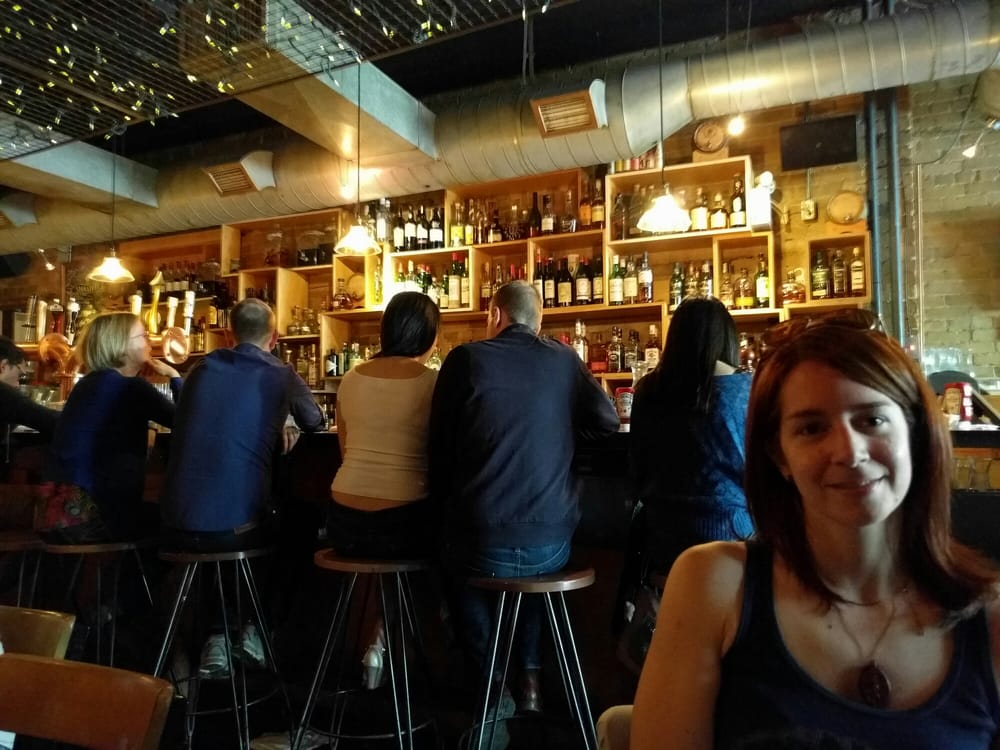 Cool bar feel. Mostly millennials for brunch. Very upbeat ...