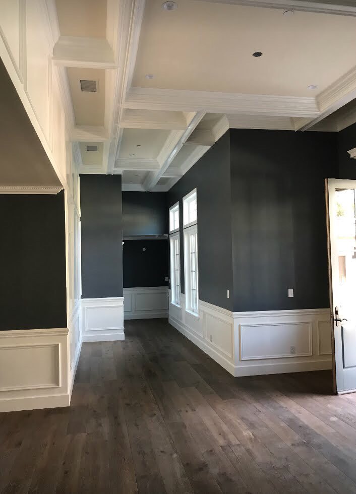 Coffered Ceiling Design And Installation Wall Frame Treatment 166 Photos For Crown Molding By Spectacular Trim