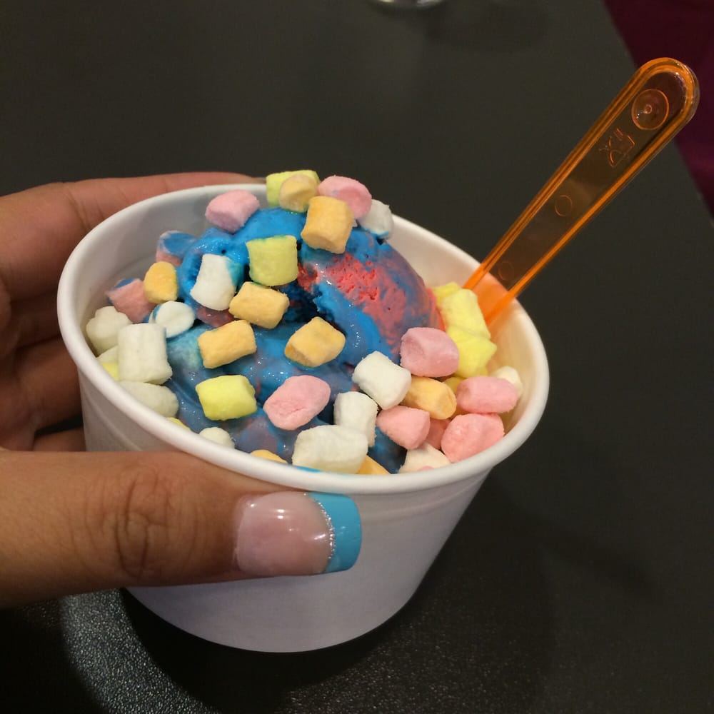 Cotton Candy Ice Cream With Marshmallows 3 70 Yelp
